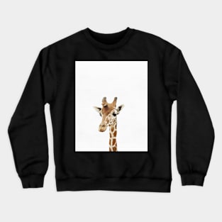 Baby Giraffe, Nursery, Animal, Kids room, Modern art, Wall decor Crewneck Sweatshirt